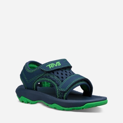 Teva Psyclone XLT - Kids' Teva Hiking Sandals - Navy | India (VBXR23807)